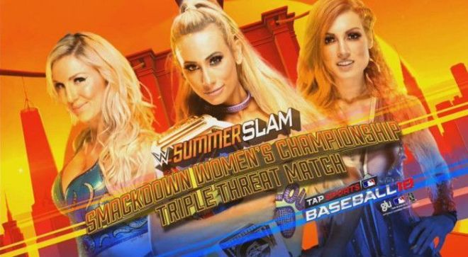 Charlotte vs Carmella vs Becky Lynch